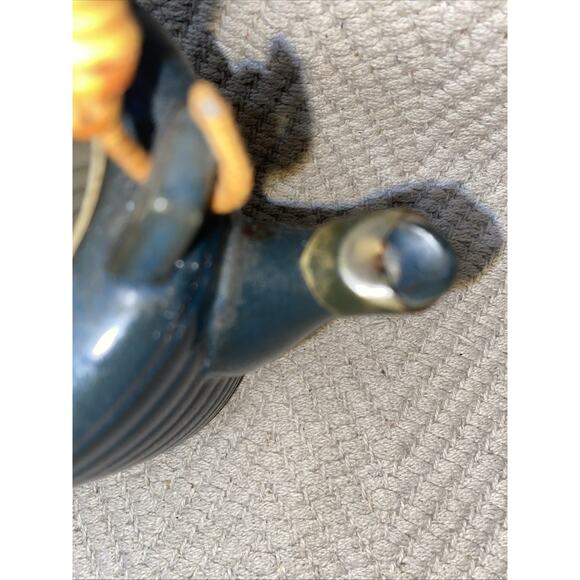 Vintage Otagiri OMC Stoneware Saki Cups Teapot Set of 4 Missing Top - Picture 6 of 12